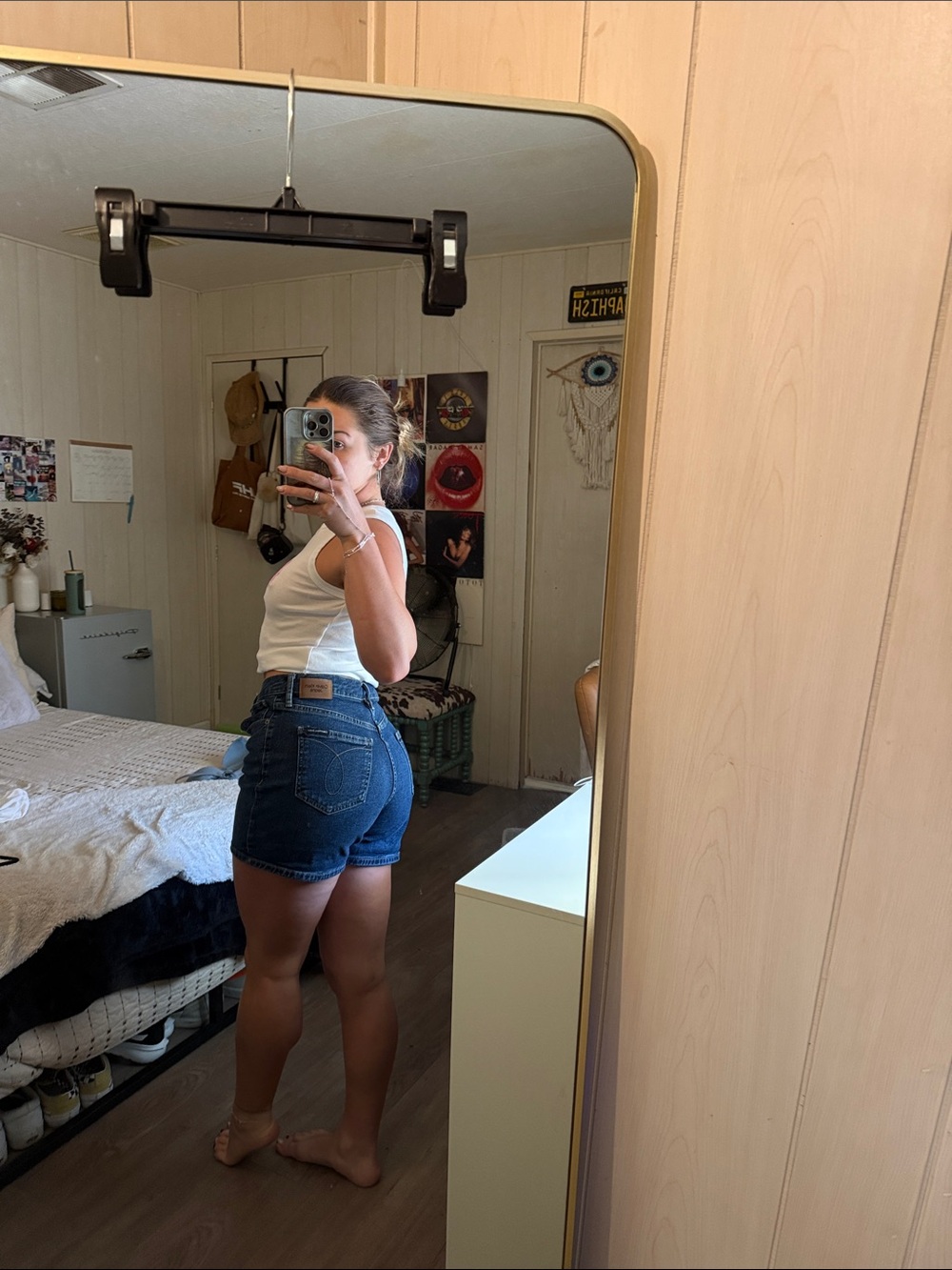 Calvin Klein Jeans Dark Indigo Denim Shorts